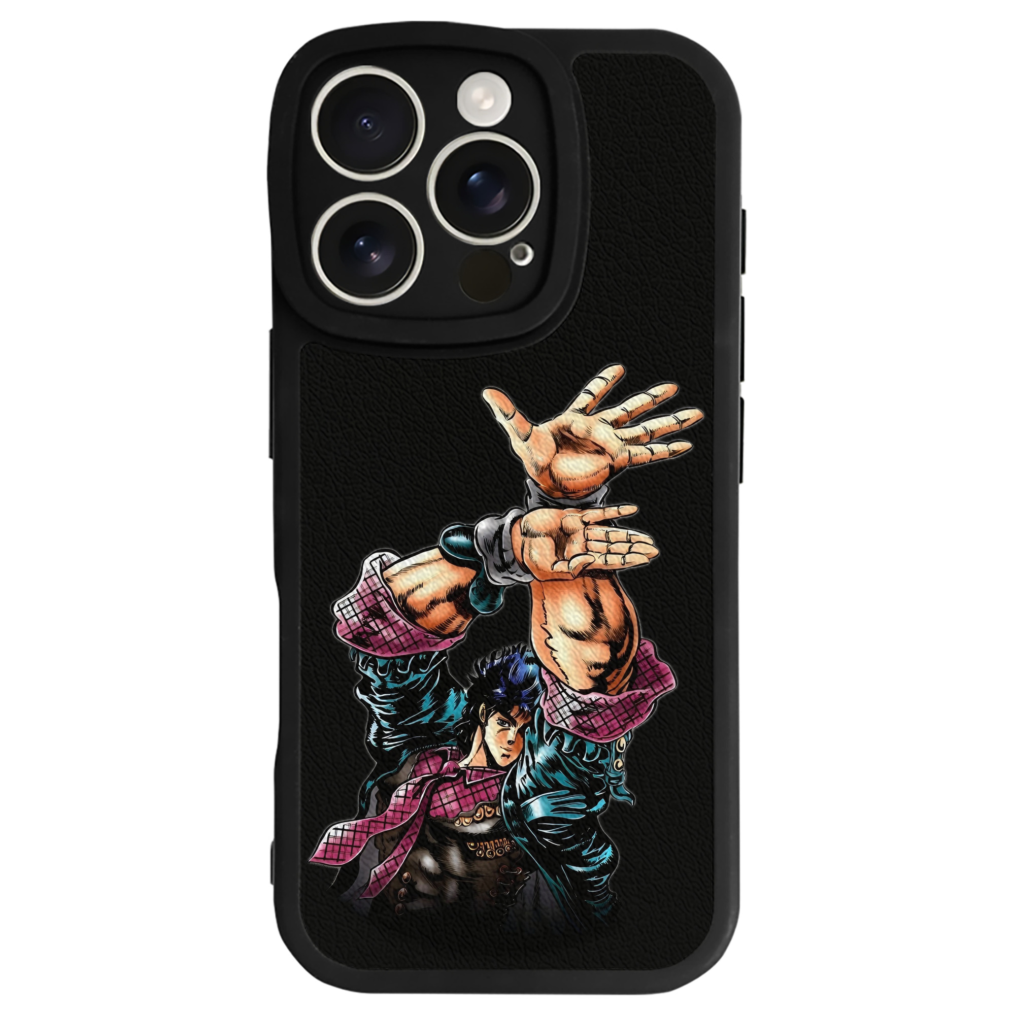 （画像用） ジョジョの奇妙な冒険 /ジョナサン?ジョースター JoJo's Bizarre Adventure Jonathan Joestar 【iPhone 16シリーズ対応】シリコンスマホケース（レザー調） 材質：シリコン